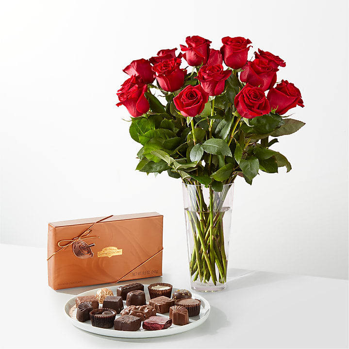 product image for Romantic Long Stem Red Rose Bouquet Bundles