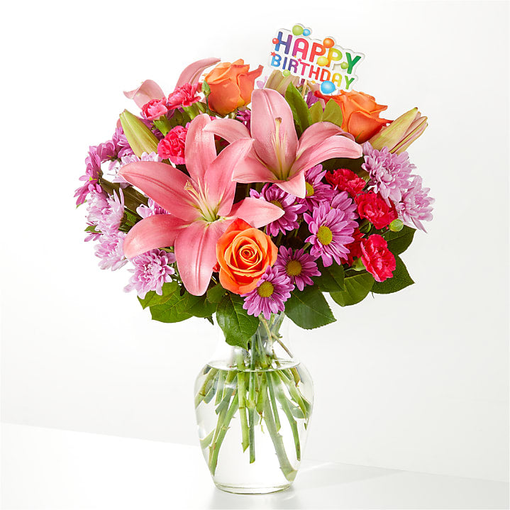 product image for One and Only Bouquet & Happy Birthday Topper